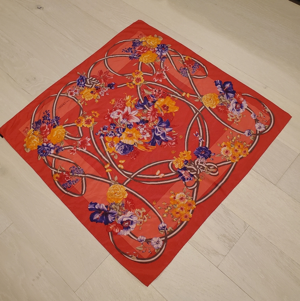 Valentino Silk Scarf NWOT